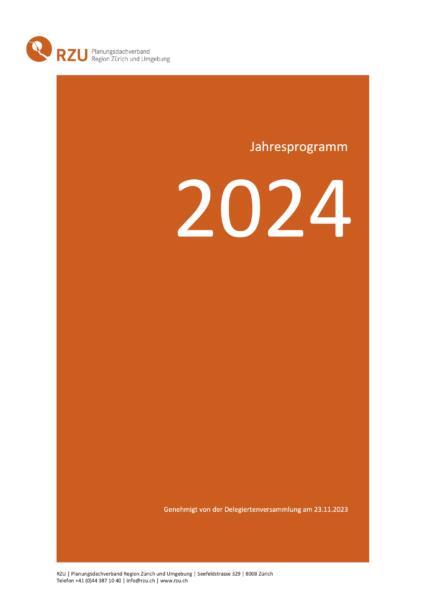 RZU-Jahresprogramm 2024 von der Delegiertenversammlung genehmigt