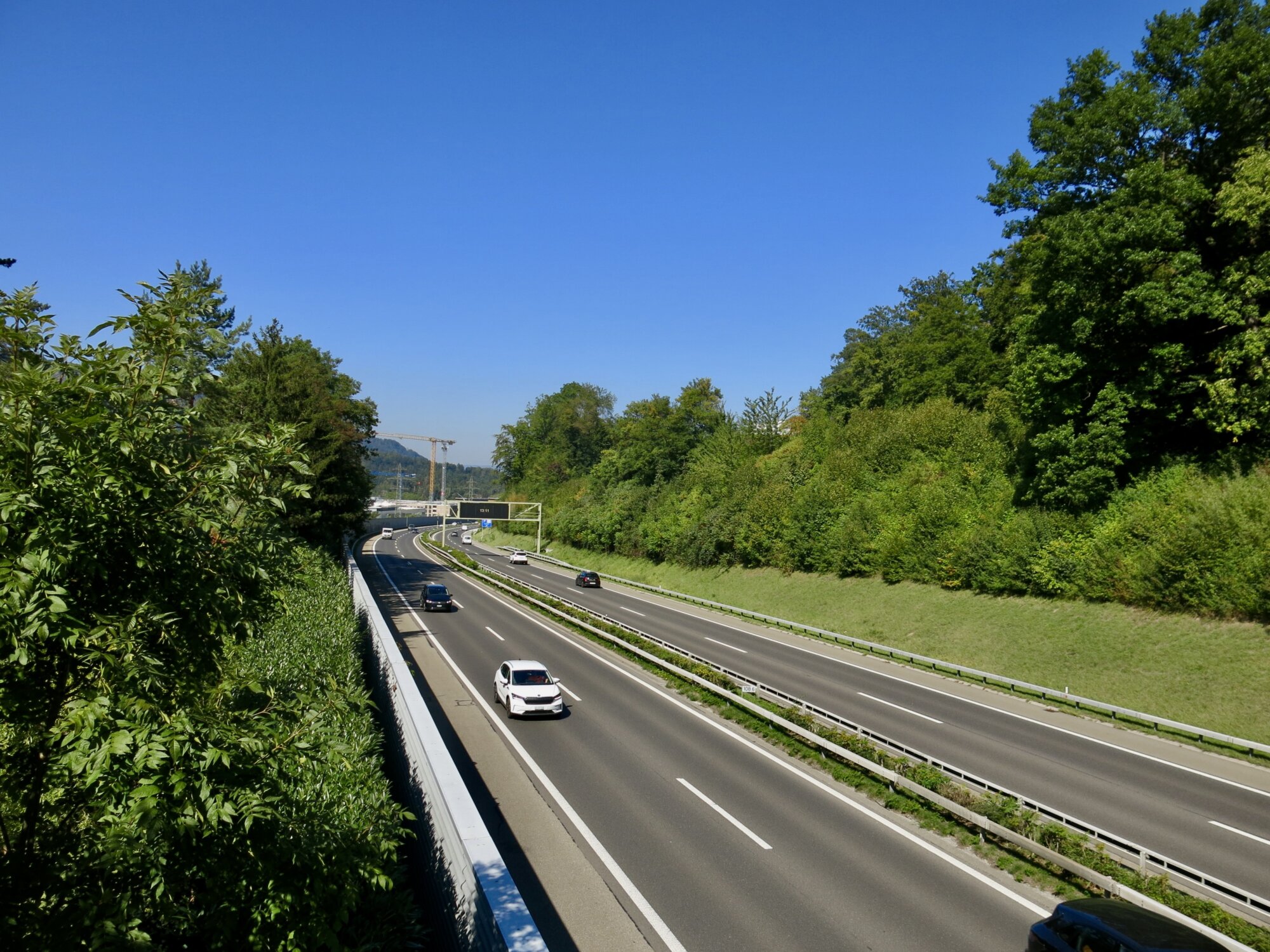 Kilchberg: Potentielle Überdeckung der Autobahn A3. Foto: © Roger Strebel, RZU