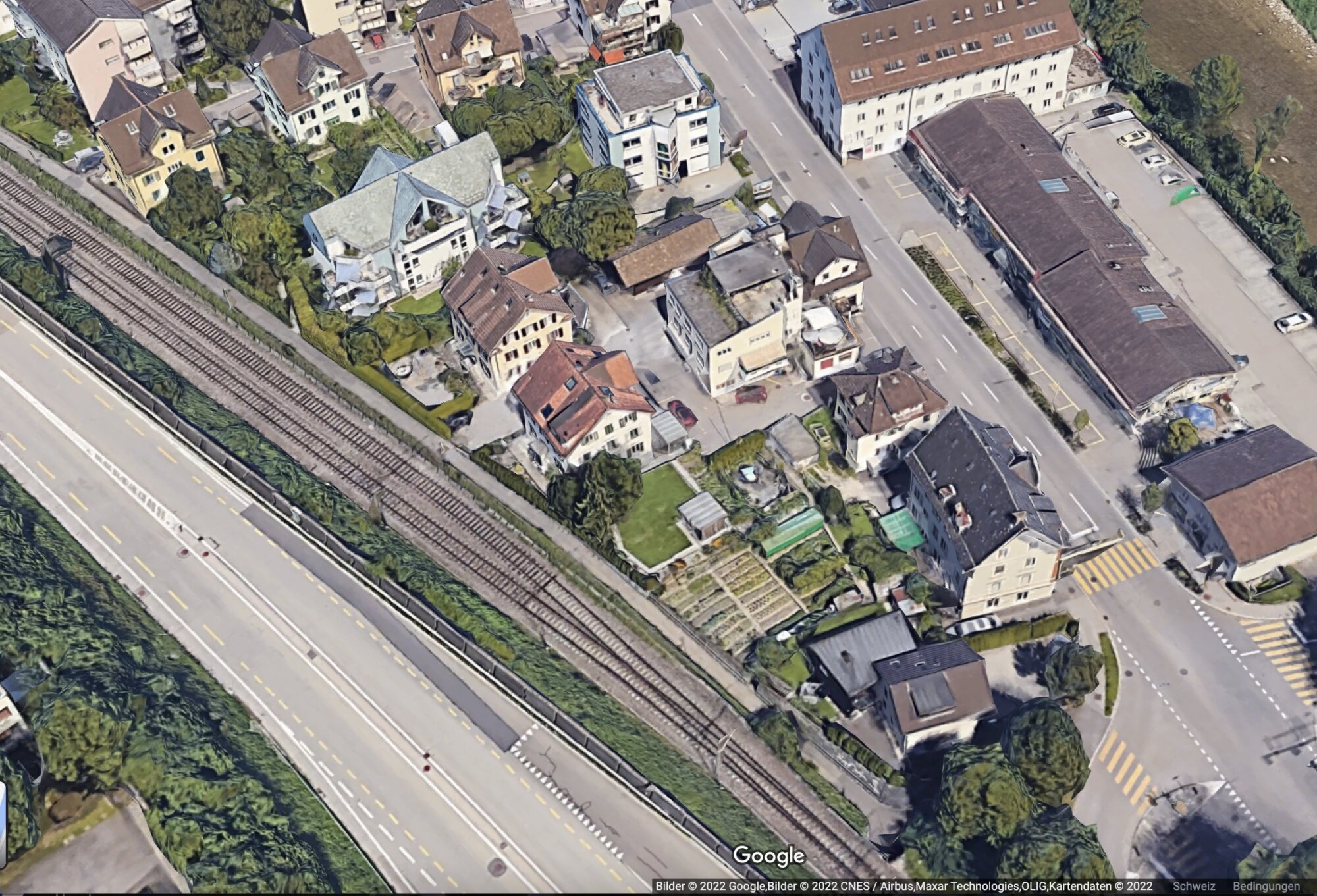 Abb. 5: Zentrum Süd Adliswil, südlicher Teil. Abb. © Googlemaps